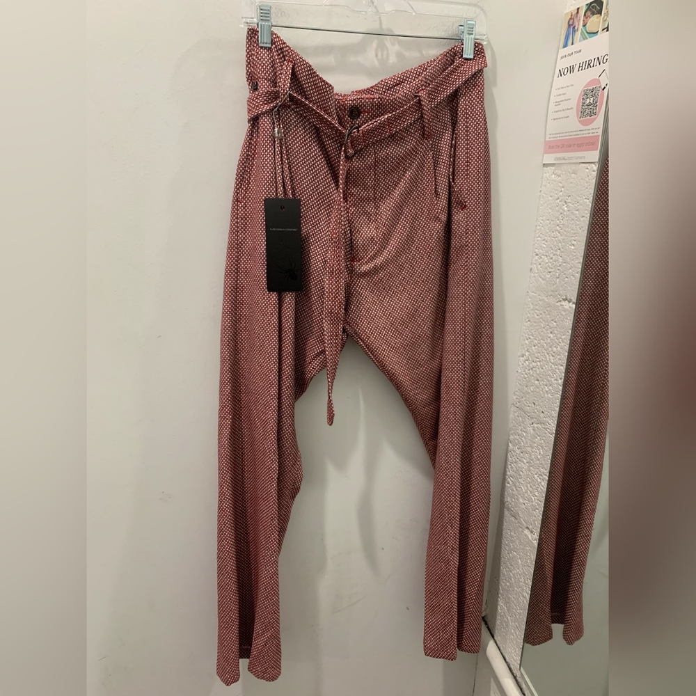 NWT sz 52 $695 Messagerie belted pants